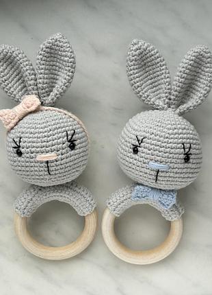 Брязкальце гризунок зайчики