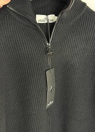 Зіп худі stone island чорне 2