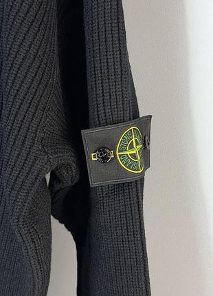 Зип худи stone island черное 5