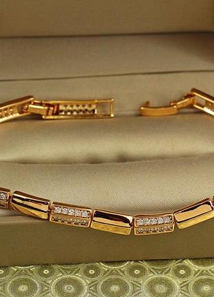 Браслет xuping jewelry амазонія золотистий