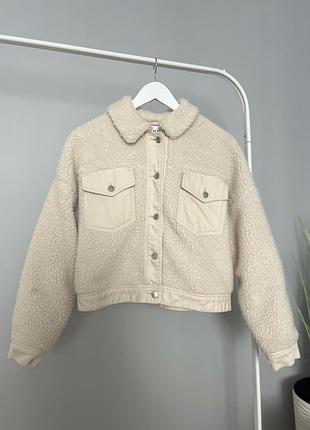 Шубка тедди zara