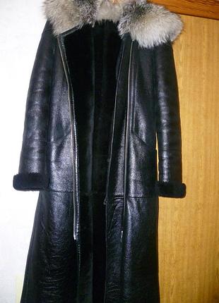 Женская дубленка натуральная кожа, овчина