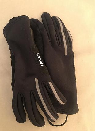 Triban спортивні термо рукавички перчатки