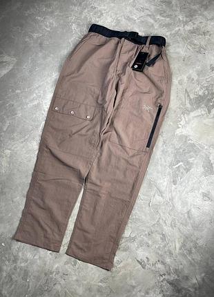 Брюки arc'teryx black бежевые