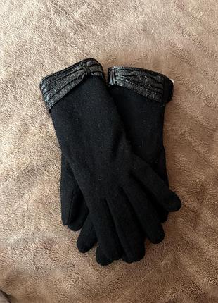 🧤 отеплені чорні рукавички