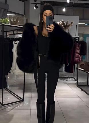 Жіночий класичний теплий дайвінговий на флісі комбінезон скіні