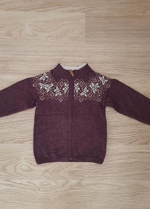 Теплий шерстяний кардіган