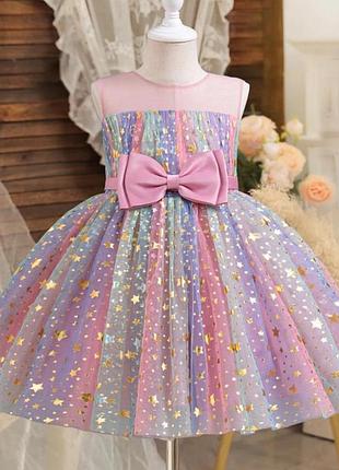 Красивое праздничное платье для девочки 5 лет