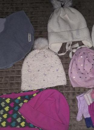 Пакет шапки+перчатки детские