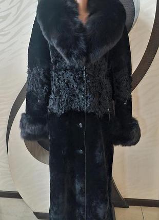 Шуба натуральный мех 50 (xl)