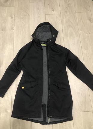 Тепла термокуртка на овчинці