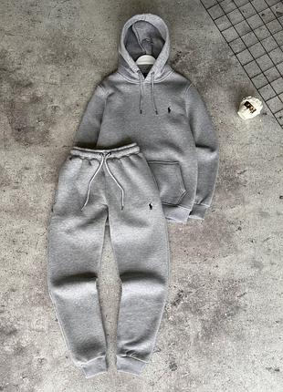 Чоловічий костюм polo в сірому кольорі