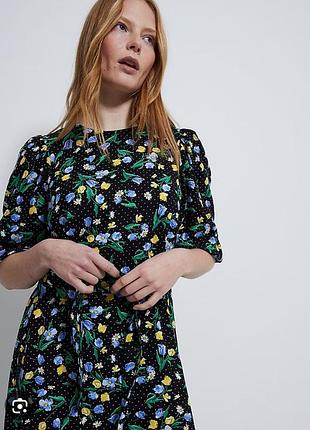 Платье, платье миди с цветочным принтом george