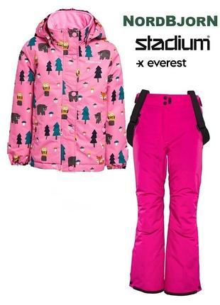 Новый термо комбинезон, термо куртка лыжный костюм nordbjørns everest 7-8роков