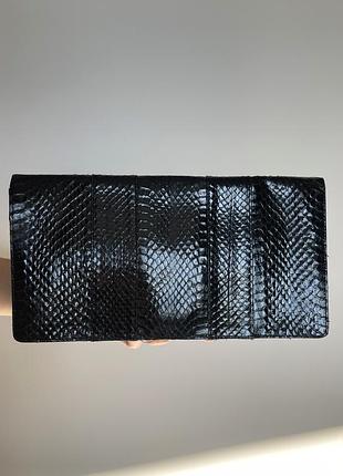 Шкіряний вінтажний клатч під шкіру змії, вінтаж zimmermann сумка