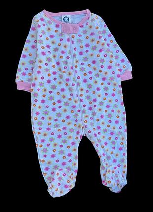 Человечек с молнией, хлопок тм "gerber" (68 см)