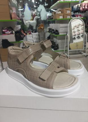 💛детские ортопедические босоножки, натуральная кожа, размер 34