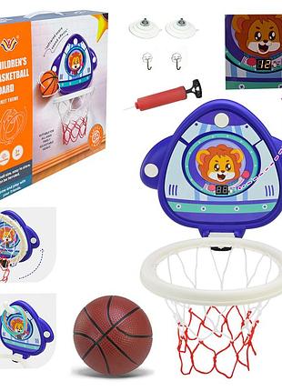 Набір для гри у баскетбол 777-408a ракета 35*6,5*32 см звук,у кор, 30 см, 13 см, 32 см, 777-408a