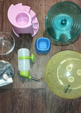 Аксессуары для хомяка, грызунов.