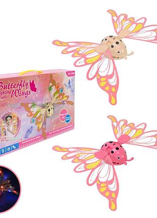Крылья арт. 9933-a (48шт/2) батар. свытло, звук, рух короб. 37*8*22см