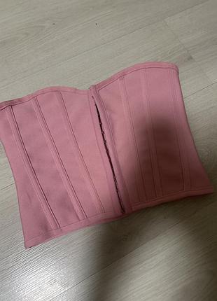 Корсет рожевий