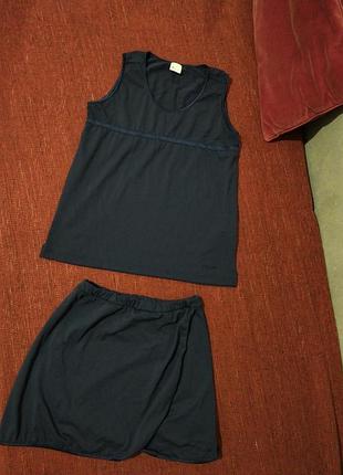Жіночий костюм (майка+спідниця )