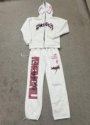 Стильный терлый рпронулочный костюм 3- рить на флисе человек паук xs-s