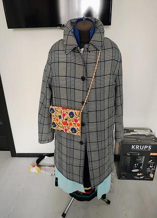 Пальто картате zara