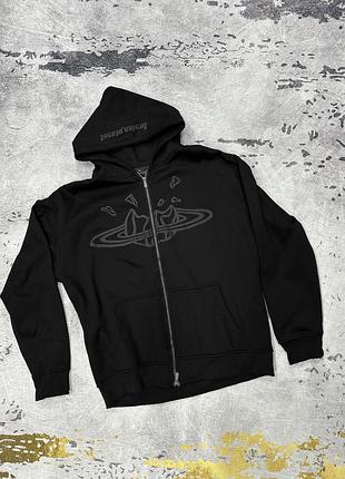 Зіп худі broken planet чорне