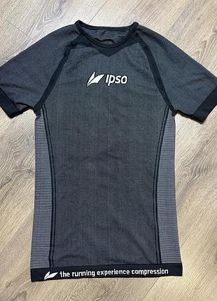 Компрессионная футболка для бега ipso