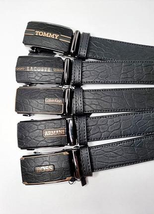 Ремінь автомат шкіряний