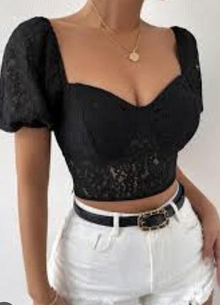 Невероятный корсетный топ корсет bershka прошва прозрачные перчатки вышивка садится как летний xxs, xs