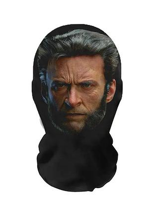 3d маска росомаха марвел лицо актера хью джекман балаклава wolverine marvel comics x man розыгрыш старик логан шутка halloween люди х logan