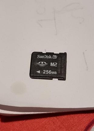 Картка пам'яті 256 мб sandisk m2 2.36/11.7 сандиск