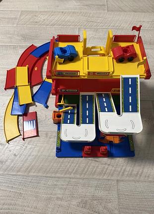 Іграшковий гараж wader garage автосервіс