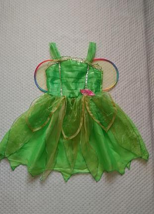 Карнавальна сукня фея квітів на 5-6 років