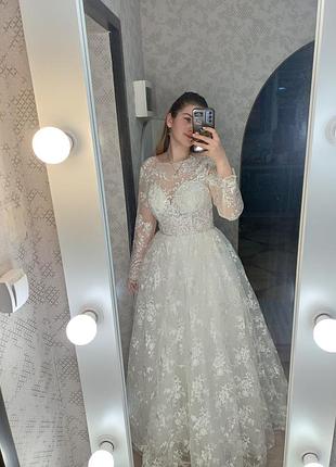 Невероятное свадебное платье😻 s-m