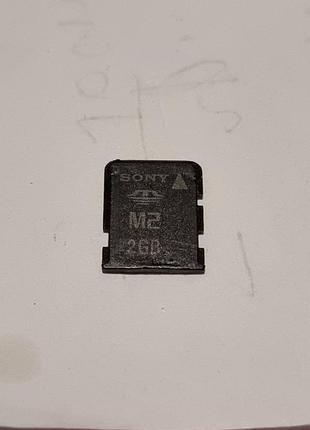 Карта памяти 2 гб sony m2 2.20/10.2 м2 сони