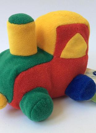 Мягкая игрушка паровоз паровозик погремушка