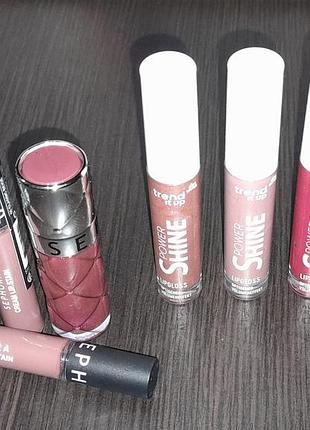 Новая европейская косметика. помада/блеск для губ, тушь для ресниц sephora