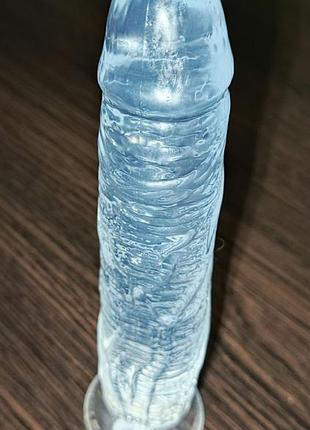 Фалоимитатор силиконовый прозрачный