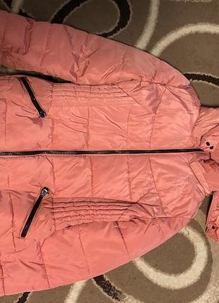 Рожева куртка курточка для дівчинки