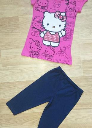 Летний костюмчик для девочки (на рост 86 см, 92 см ) турция 92