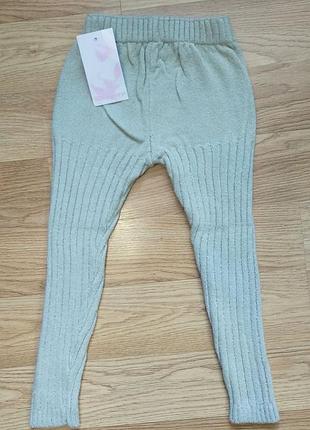 Дуже теплі термо-лосини для дівчинки (на 1,5-2 роки, 2-3 р., 3-4 р., 4-5 років, 5-6 років) туреччина 4-5