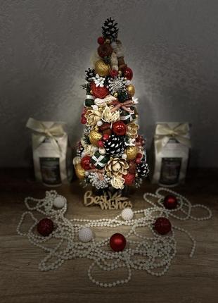 Ялинка новорічна різдвяна декоративна ялинка hand made1 фото