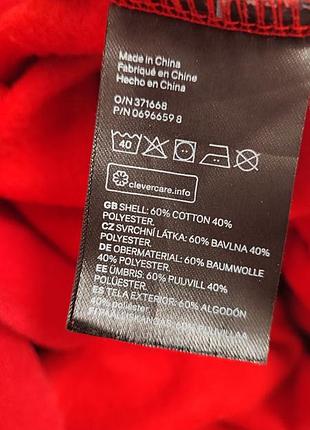 Світшот червоний на флісі h&m 6