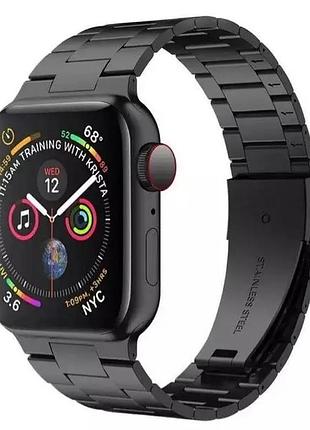 Металлический ремешок для apple watch 6-1 стальной, браслет эпл-вот