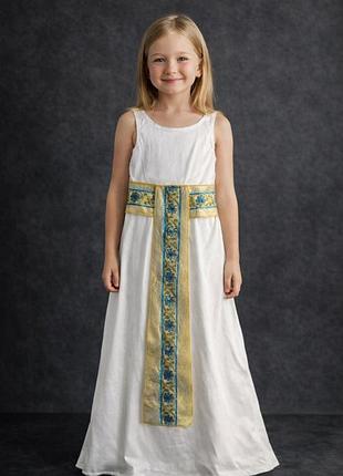 Святкова карнавальна сукня діва марія богиня афродита 8-10 років