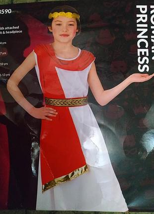 Карнавальный костюм римской принцессы на девочку 11-13 лет
