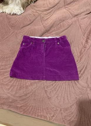 Спідниця вельветова на дівчинку